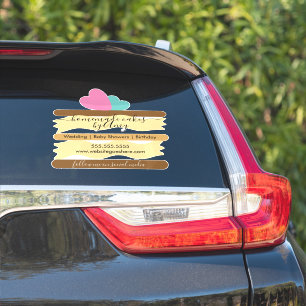 Autocollant de voiture pour boulangerie avec logo 
