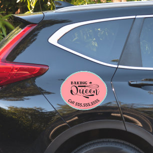 Autocollant de voiture pour entreprise de boulange