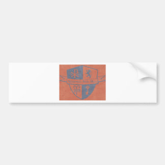 Autocollant De Voiture Pour le logo de rouge de roi et de pays