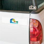 Autocollant De Voiture pourcentage de surf (Sur camion)