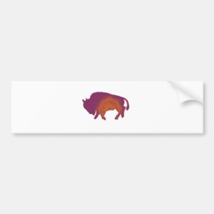 Autocollant De Voiture Pourpre de Buffalo