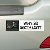 AUTOCOLLANT DE VOITURE POURQUOI SOSOCIALIST ? (En voiture)