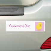 Autocollant De Voiture poussin, chic conservateur (En voiture)