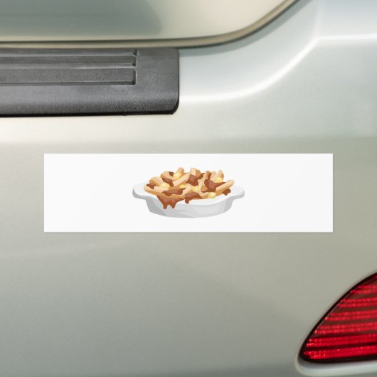 Autocollant De Voiture poutine (En voiture)