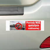 Autocollant De Voiture Powiedz NIE nuklearnej apokalipsie (En voiture)