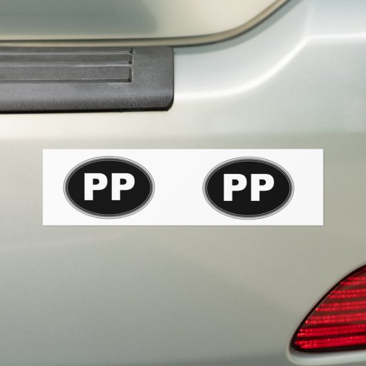 Autocollant De Voiture Pp (En voiture)