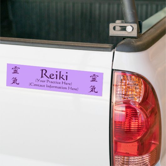 Autocollant De Voiture Pratique Reiki Publicité (Sur camion)