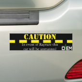 Autocollant De Voiture Précaution : Adhésif pour pare-chocs (En voiture)