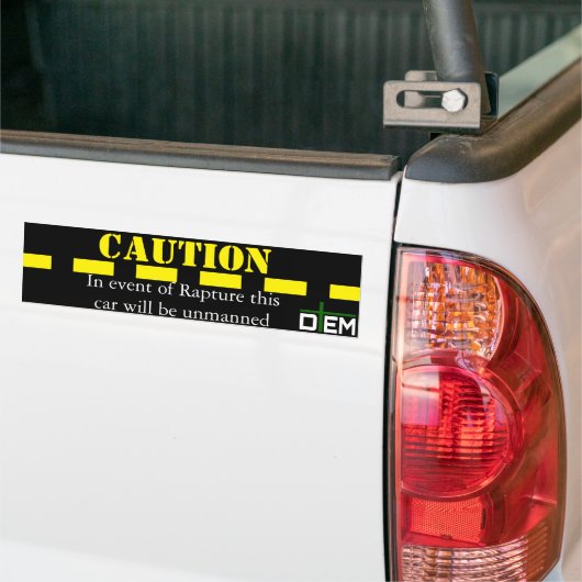 Autocollant De Voiture Précaution : Adhésif pour pare-chocs (Sur camion)