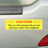 Autocollant De Voiture PRÉCAUTION - pas d'escargot (En voiture)