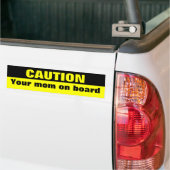 Autocollant De Voiture Précaution, votre maman à bord (Sur camion)