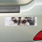 Autocollant De Voiture prenez la traînée moins a voyagé (En voiture)