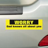 Autocollant De Voiture Préoccupation (En voiture)