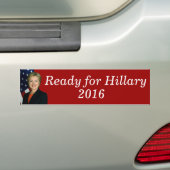 Autocollant De Voiture Préparez pour Hillary 2016 (En voiture)