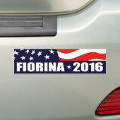 Autocollant De Voiture Président Carly Fiorina en 2016 (En voiture)