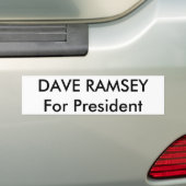 Autocollant De Voiture Président de DAVE RAMSEYFor (En voiture)