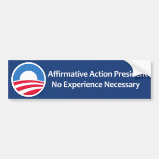 Autocollant De Voiture Président de discrimination positive