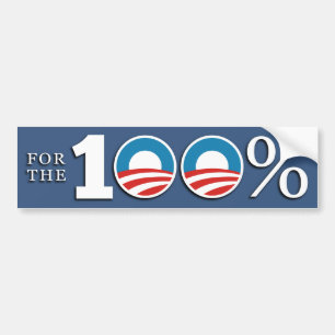 Autocollant De Voiture Président des 100 pour cent