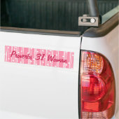 Autocollant De Voiture Pretty Pink Proverbs 31 Woman (Sur camion)