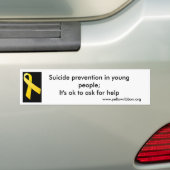 Autocollant De Voiture Prévention de suicide (En voiture)