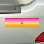 Autocollant De Voiture Pride de l'aube lesbienne WLW (En voiture)