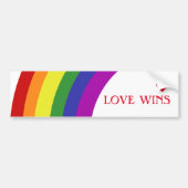 Autocollant De Voiture Pride Flag Rainbow (Devant)