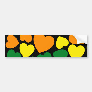 Autocollant De Voiture Pride- gay arc-en-ciel coeur de l'amour
