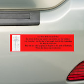 Autocollant De Voiture Prière de Viking (En voiture)