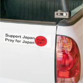 Autocollant De Voiture Priez pour le Japon (Sur camion)