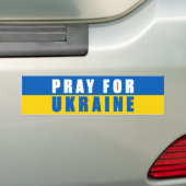 Autocollant De Voiture Priez Pour L'Ukraine (En voiture)