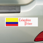 Autocollant De Voiture Prince colombien, adhésif pour pare-chocs (En voiture)