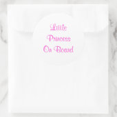 Autocollant de voiture Princess (Sac)