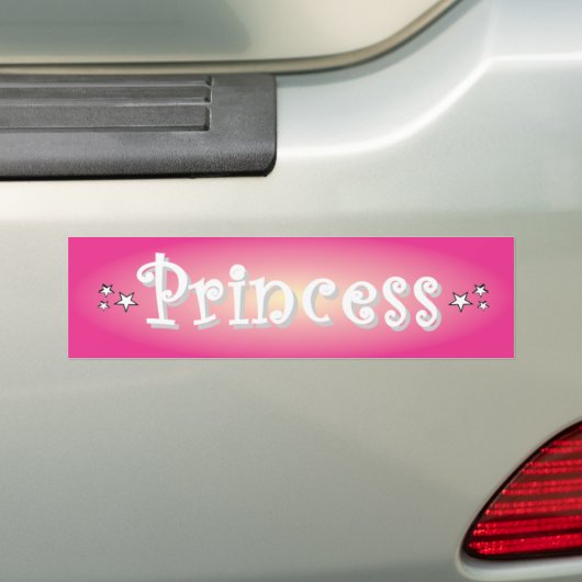 Autocollant De Voiture Princesse (En voiture)