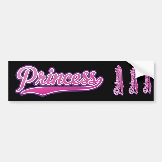 Autocollant De Voiture Princesse (Devant)
