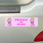 Autocollant De Voiture Princesse à bord (En voiture)