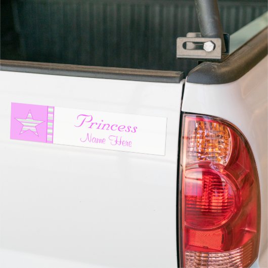 Autocollant De Voiture Princesse adhésif pour pare-chocs (Sur camion)