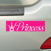 Autocollant De Voiture Princesse adhésif pour pare-chocs (En voiture)