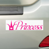 Autocollant De Voiture Princesse adhésif pour pare-chocs (En voiture)