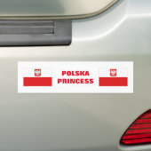 AUTOCOLLANT DE VOITURE PRINCESSE DE POLSKA (En voiture)