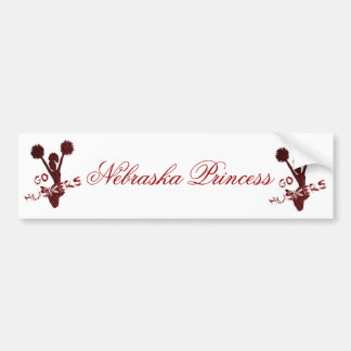 Autocollant De Voiture Princesse du Nébraska