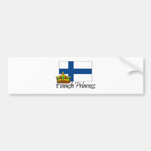 Autocollant De Voiture Princesse finlandaise