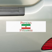 Autocollant De Voiture Princesse persane Flag (En voiture)
