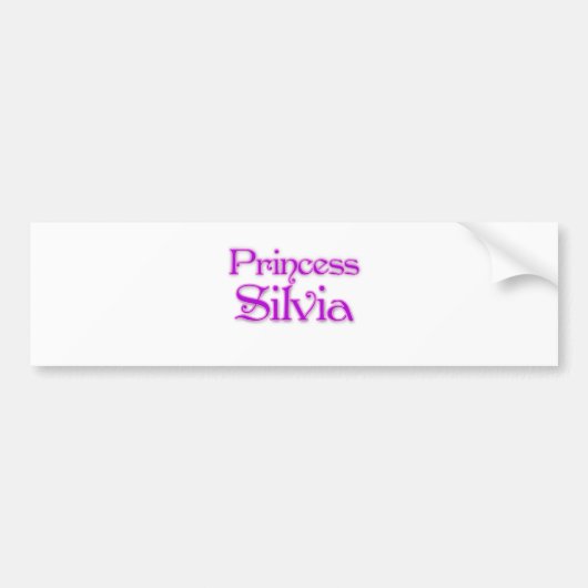 Autocollant De Voiture Princesse Silvia (Devant)