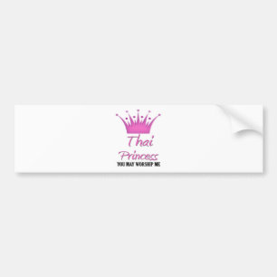 Autocollant De Voiture Princesse thaïlandaise