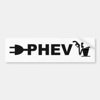 Autocollant De Voiture Prise et pompe de PHEV