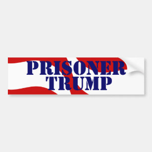 Autocollant De Voiture Prisoner Trump Donald President 25th amendment