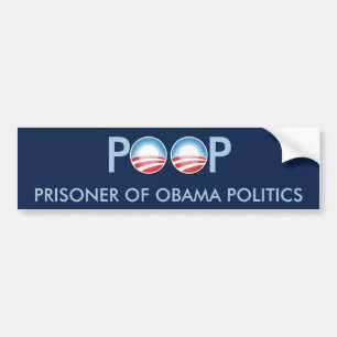 Autocollant De Voiture Prisonnier de DUNETTE de la politique d'Obama