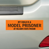 Autocollant De Voiture "Prisonnier modèle" personnalisable (En voiture)
