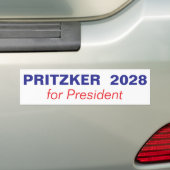 Autocollant De Voiture Pritzker 2028 pour le président (En voiture)