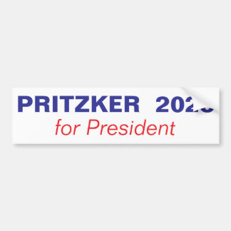 Autocollant De Voiture Pritzker 2028 pour le président